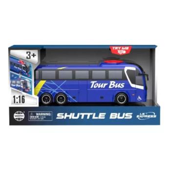 Játék busz fény- és hanghatásokkal, 1:16 - kék kép