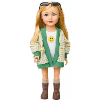 Játékbaba trendi ruhában kép