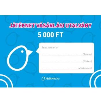 Játéknet vásárlási utalvány 5 000 Ft értékben kép