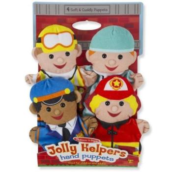 Jolly segítők - bábjáték 4 db-os szett - Melissa & Doug kép