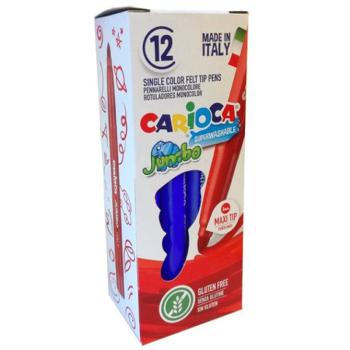 Jumbo kék filctoll 1 db - Carioca kép