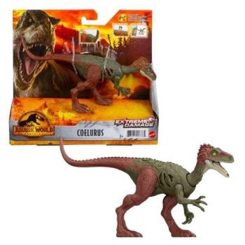 Jurassic World 3: Coelurus harcoló dinó figura kép