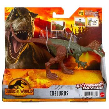 Jurassic World 3 harcoló Coelurus dinoszaurusz figura kép