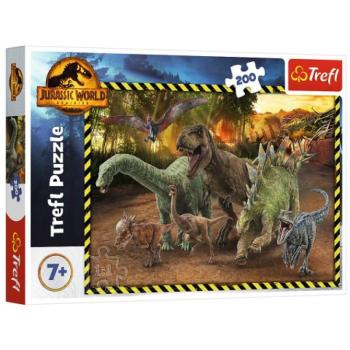 Jurassic World: Dinók a Jurassic Parkból 200db-os puzzle - Trefl kép