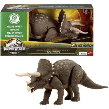 Jurassic World: Kolosszális Triceratops dinoszaurusz figura hang effektekkel - Mattel kép