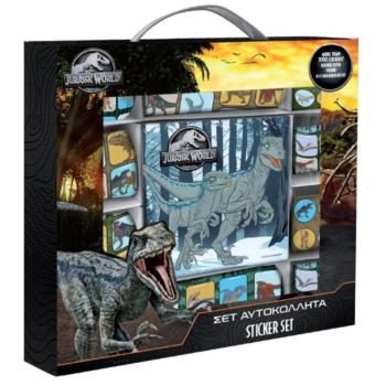 Jurassic World nagy 1000db-os matrica szett táskában kép