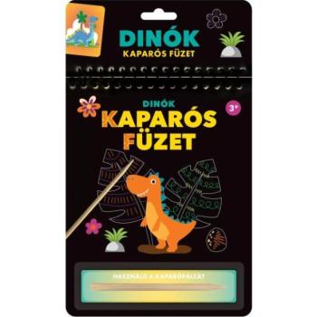 Kaparós füzet - Dinók foglalkoztató könyv kép