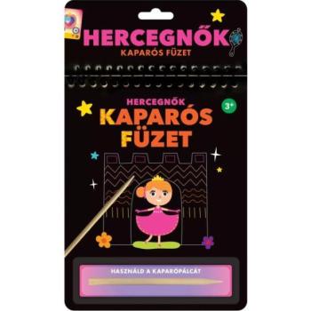 Kaparós füzet - Hercegnők foglalkoztató könyv kép