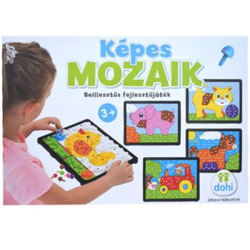 Képes nagy mozaik beillesztős fejlesztőjáték kép