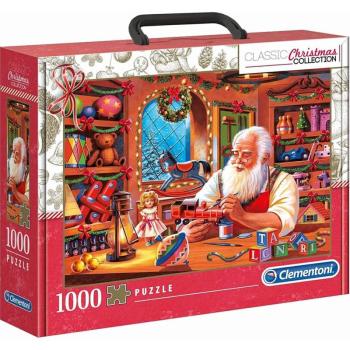 Készülődés Karácsonyra a Mikulással 1000db-os puzzle - Clementoni kép