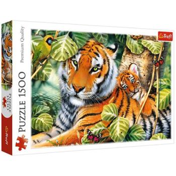 Két tigris 1500db-os puzzle - Trefl kép