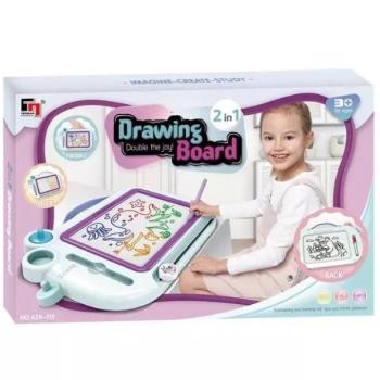 Kétoldalas, hordozható kreatív rajztábla kép