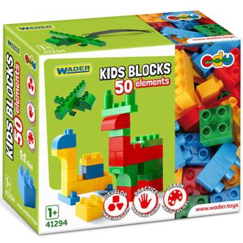 Kids Bloks építőelemek 50db-os szett - Wader kép