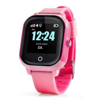 KidSafe Smart pink gyerek okosóra magyar menüvel, IP67 vízálló, GPS, SOS kép