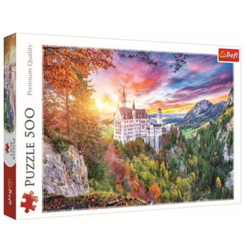 Kilátás a Neuschwanstein kastélyra 500db-os puzzle - Trefl kép