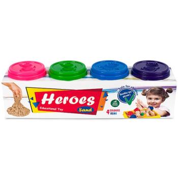 Kinetic Sand: 4db-os tégelyes homokgyurma szett 4x200g kép