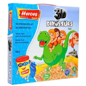 Kinetic Sand: Heros dinos vagy pónis homokgyurma szett kiegészítőkkel 500g-os kép