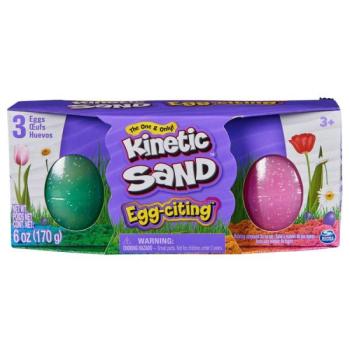 Kinetic Sand: Homoktojás - 3-as csomag kép