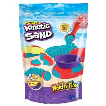 Kinetic Sand: Mold N' Flow homokgyurma 680g - Spin Master kép