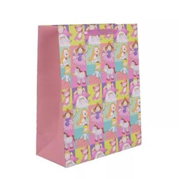 Királylány mintás ajándéktasak - 18 x 23 cm kép
