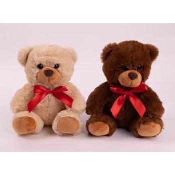 Klasszikus maci plüssfigura - 25 cm, többféle kép