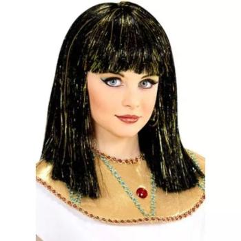 Kleopátra paróka csillogó szálakkal kép