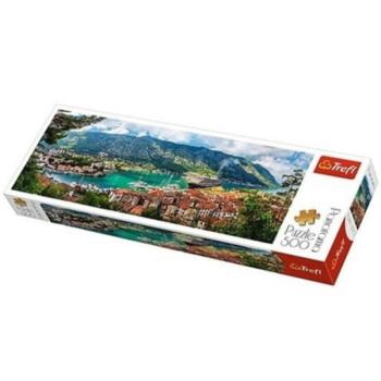 Kotor Montenegro Panoráma puzzle 500db-os - Trefl kép