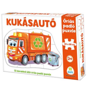 Kukásautó óriás padló puzzle 12db-os kép