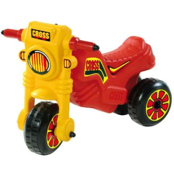 Lábbal hajtós piros cross motor - D-Toys kép