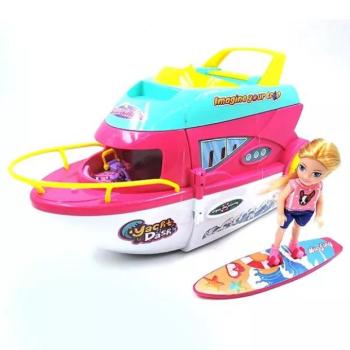 Lakóhajó szett babával - 7 db-os kép