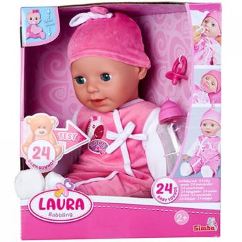 Laura baba hanggal és cumival 38cm - Simba Toys kép