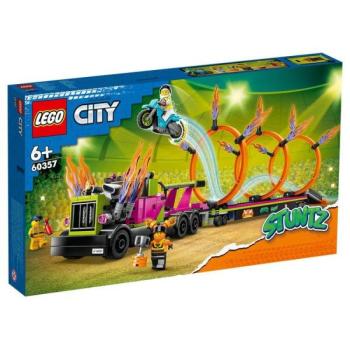 LEGO City: 60357 Kaszkadőr járgány és tűzgyűrű kihívás kép