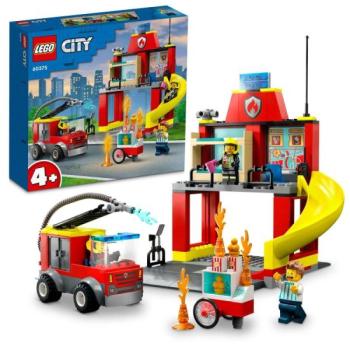 LEGO® City Fire: Tűzoltóállomás és tűzoltóautó 60375 kép