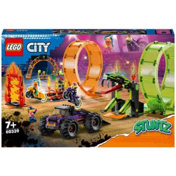 LEGO® City: Kaszkadőr aréna dupla hurokkal (60339) kép