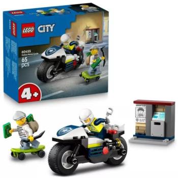 LEGO® City Üldözés rendőrségi motorkerékpárral 60455 kép