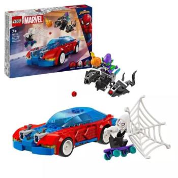 LEGO® Marvel: Pókember versenyautó &amp; Venomizált Zöld Manó 76279 kép