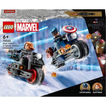 LEGO® Super Heroes: Fekete Özvegy és Amerika Kapitány motorkerékpárok (76260) kép