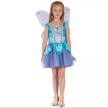 Lila tündér jelmez - 110-120 cm kép