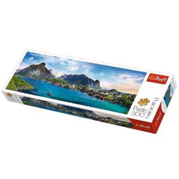 Lofoten, Norvégia Panoráma puzzle 500db-os - Trefl kép