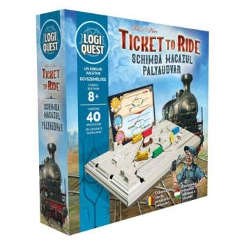 LogiQuest: Ticket to Ride - Pályaudvar társasjáték kép