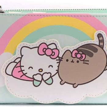 Loungefly Pusheen X Hello Kitty cloud bifold pénztárca kép