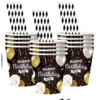 Lufi mintás születésnapi papírpohár - 10 db-os kép