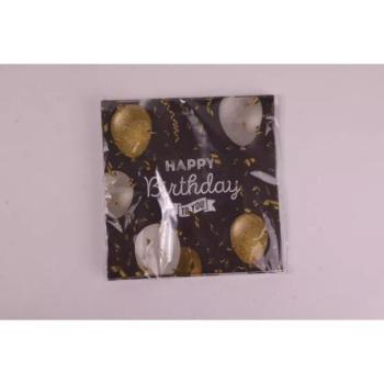 Lufi mintás születésnapi szalvéta - 20 db-os kép