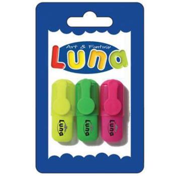 Luna: Színes mini szövegkiemelő 3db-os szett kép