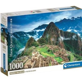 Machu Pichu HQC 1000db-os puzzle poszterrel - Clementoni kép