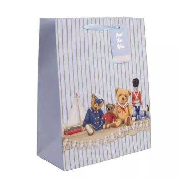 Macik diótörő figurával ajándéktasak - 26 x 32 cm kép