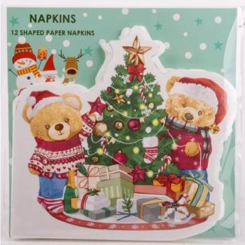 Macis karácsonyi formaszalvéta - 12 darabos kép