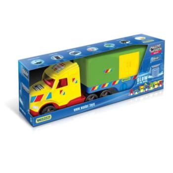 Magic Truck Basic: Kamion dobozos utánfutóval és fénnyel 80cm-es - Wader kép