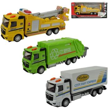 Magic Truck: Lendkerekes teherautó fénnyel és hanggal többféle változatban 20cm kép