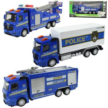 Magic Truck: Rendőrségi lendkerekes kamion többféle változatban 20cm kép